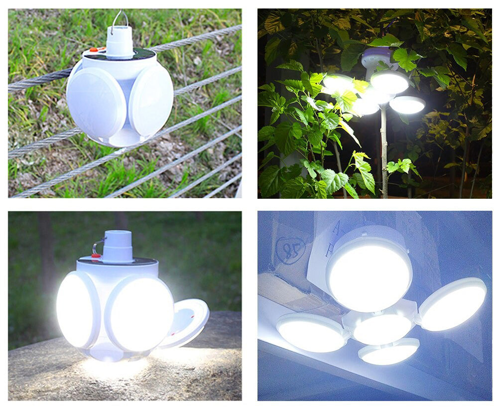SolarGlow - Portable Solar Camping Lantern
