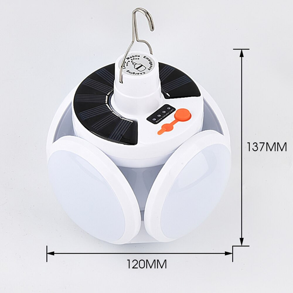 SolarGlow - Portable Solar Camping Lantern