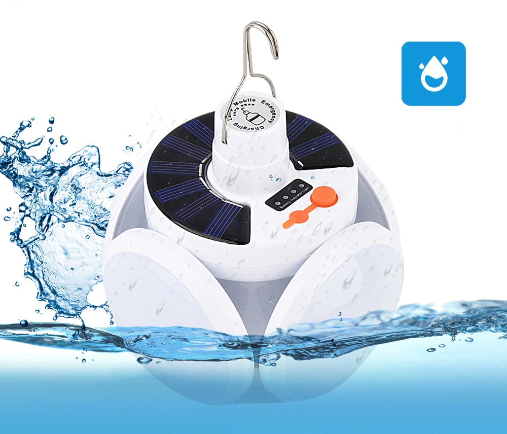 SolarGlow - Portable Solar Camping Lantern
