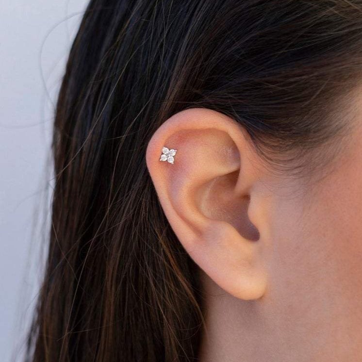 Sophie Studs - Elegant Flower Stud Earrings