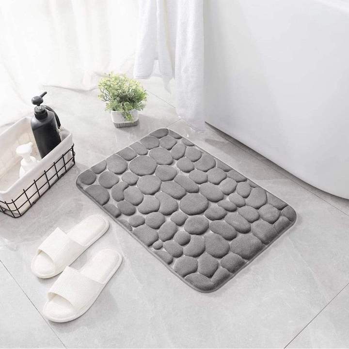 Premium Stone Bath Mat - Quick-Dry Absorbent Mat