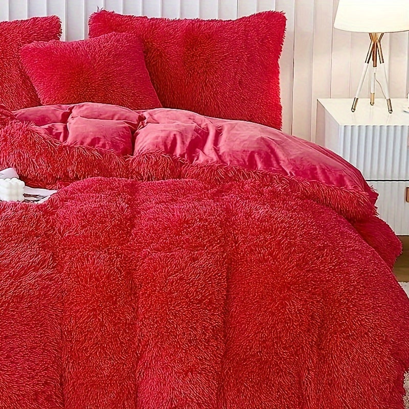 Ultra-Soft Plush Duvet Cover Set - Zipped