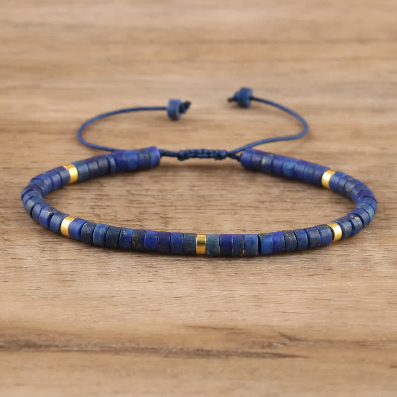 Seraphina - Braided Natural Stone Bead Bracelet for Women