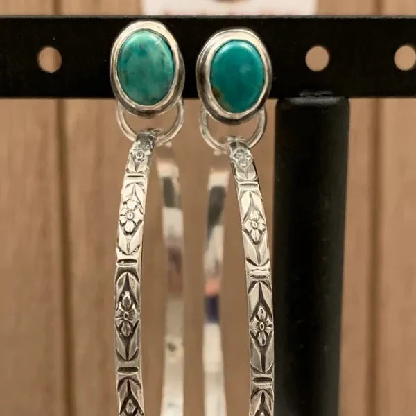 Nalani - Vintage Boho Onyx Earrings for Women