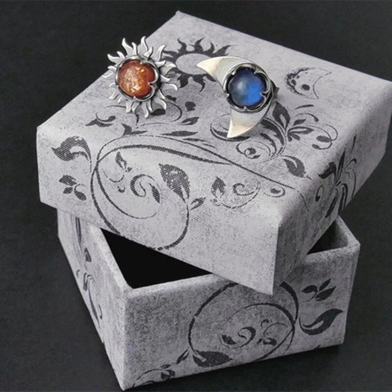 Sunshine and Stars - Enchanting Sun and Moon Earrings for Women