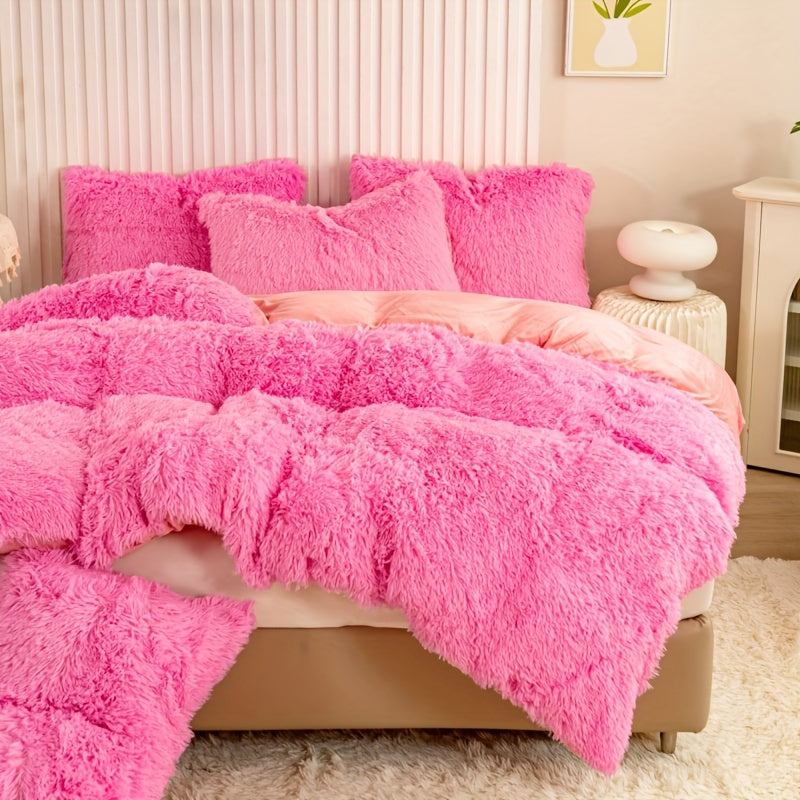 Ultra-Soft Plush Duvet Cover Set - Zipped