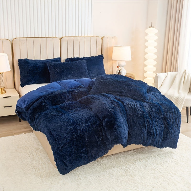 Ultra-Soft Plush Duvet Cover Set - Zipped