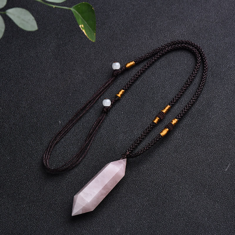 Natural Amethyst - Crystal Necklace