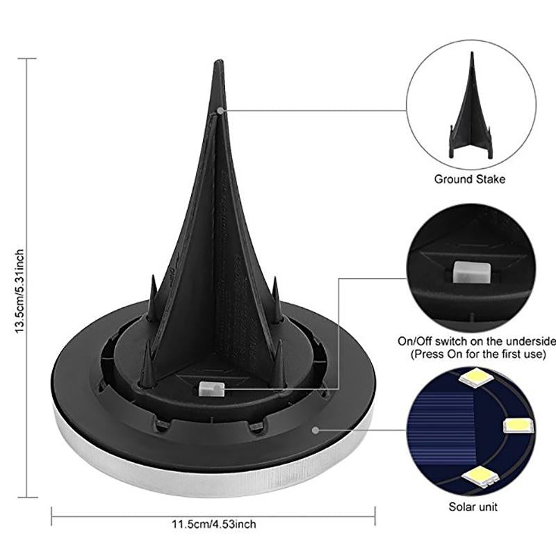 GlowSphere - Wireless Solar LED Garden Lights