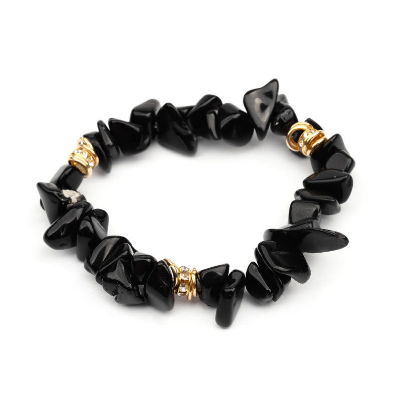 Natural Stone - Crystal Bead Bracelet