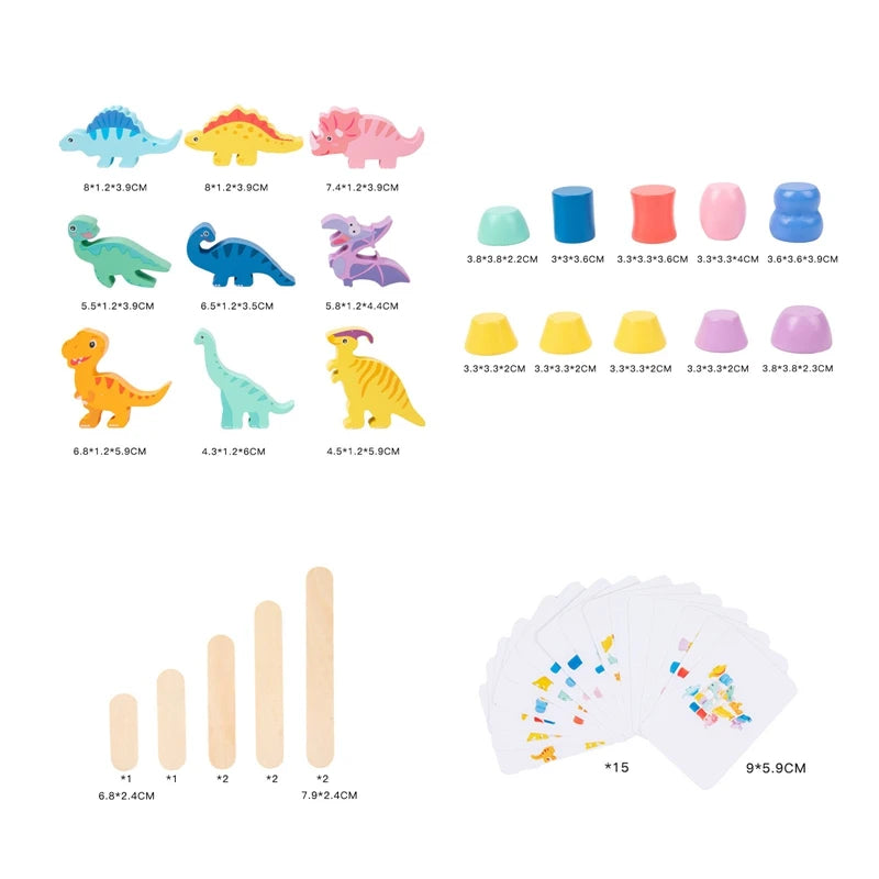 DinoStack Game - Creative Dinosaur Stacking Game for Kids