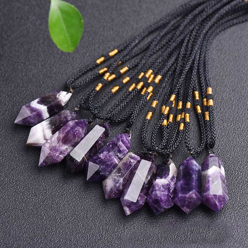 Natural Amethyst - Crystal Necklace
