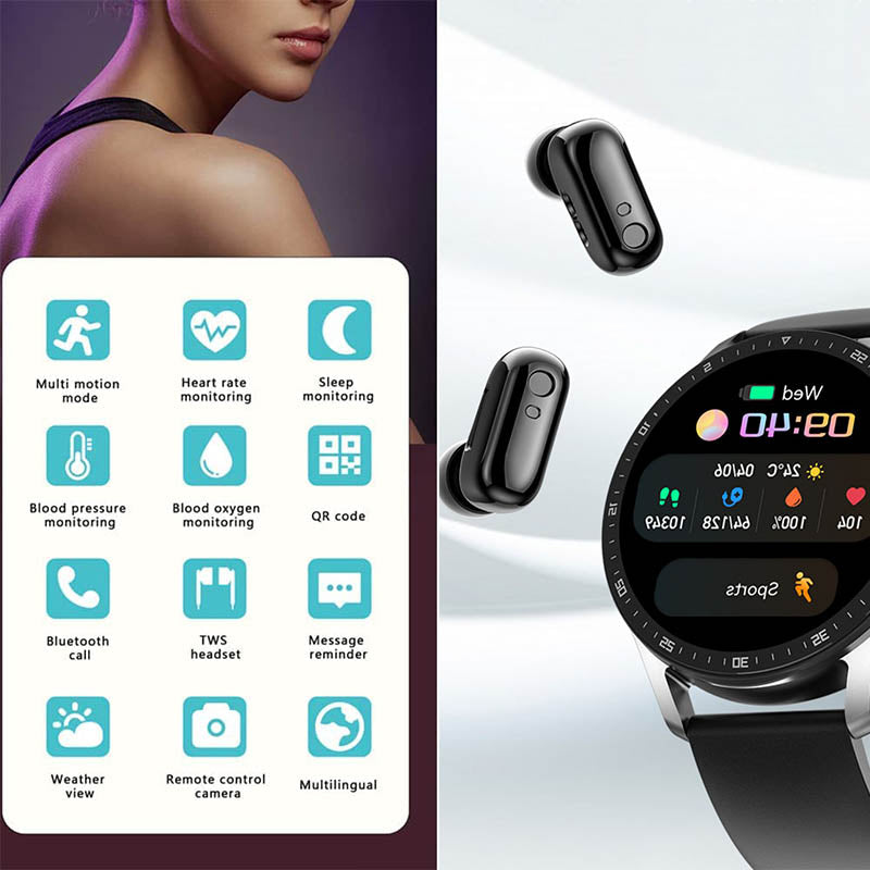 SmartLink - Watch with Wireless Earbuds