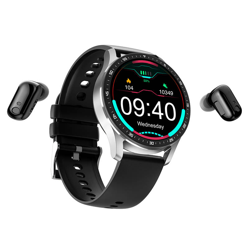 SmartLink Watch - Smartwatch with Built-in Wireless Earbuds