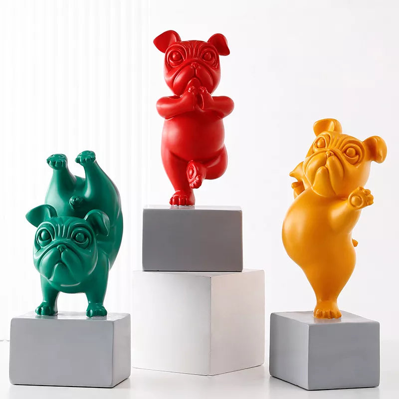 HappyPup - Bulldog Sculptures Home Decor