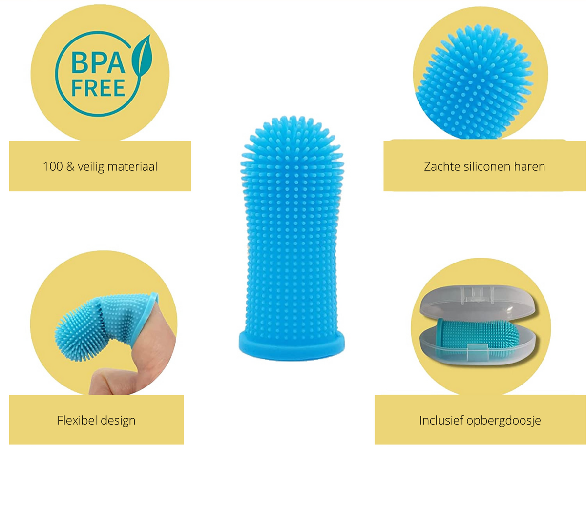 PawClean Pro - Dog Dental Finger Brush