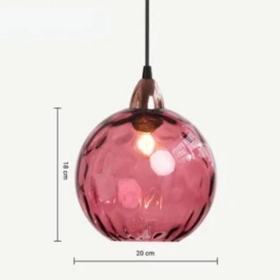 Glass Globe Pendant Lamp - Luxe Ceiling Light
