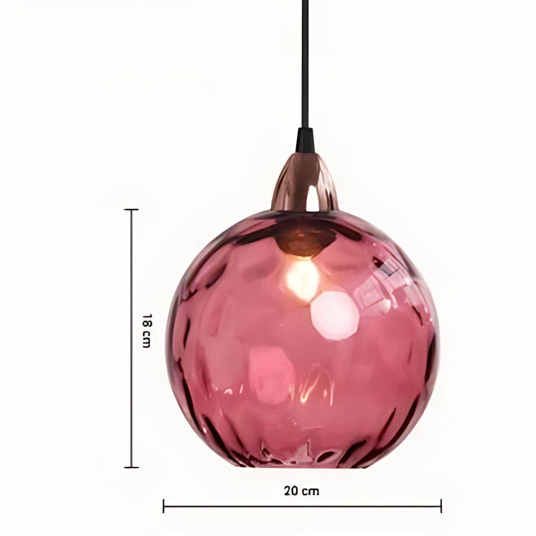 Glass Globe Pendant Lamp - Luxe Ceiling Light