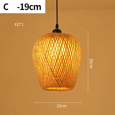 RayaLicht - Handmade Rattan Pendant Lamp