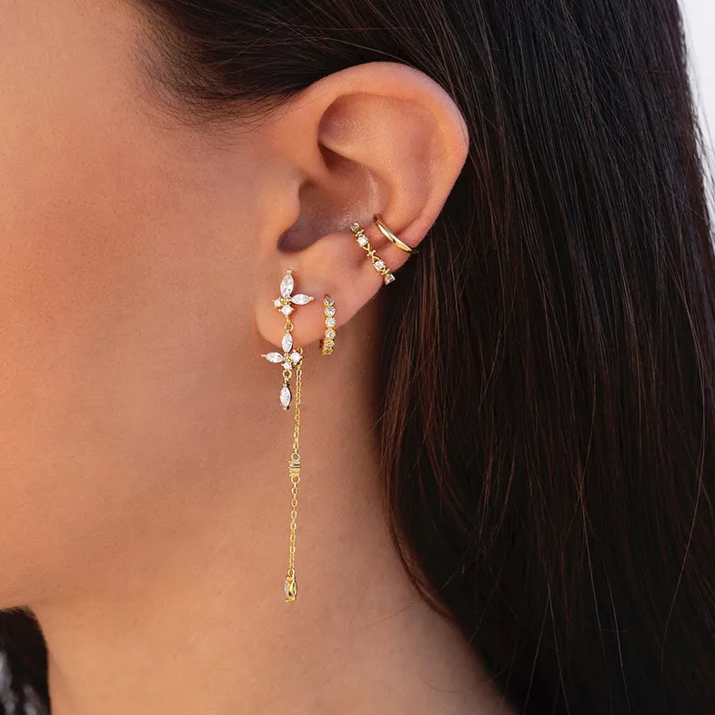 Elodie Drop Earrings - Timeless Cubic Zirconia Drops