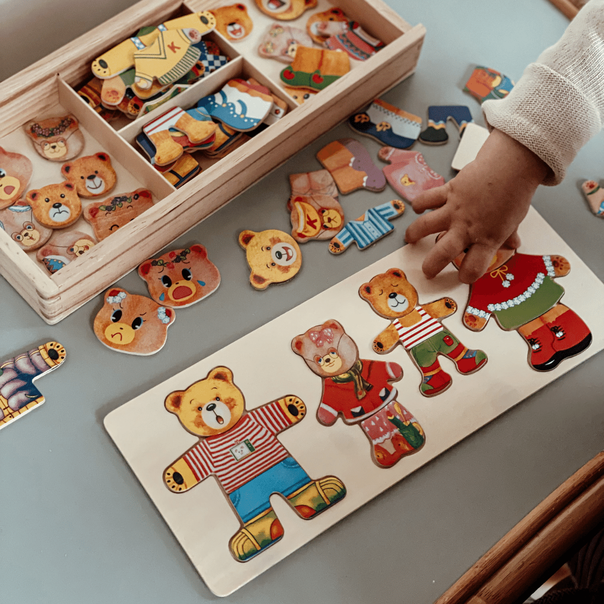 PuzzleMaster Wooden Dress-Up Puzzle for Kids