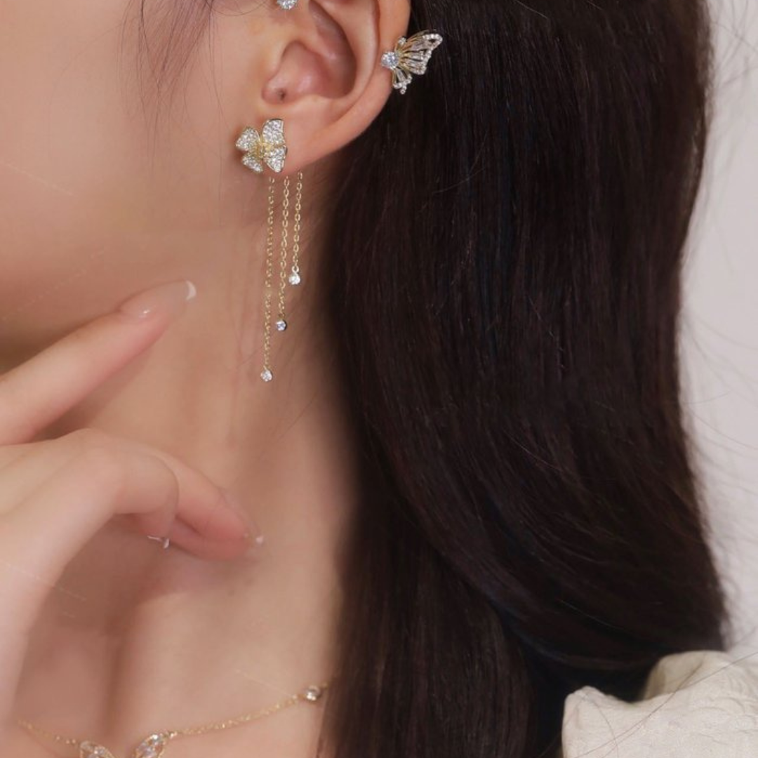 Aurelia - Butterfly Stud Earrings for Women