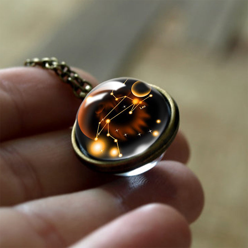 Sofia - Glass 12 Zodiac Protective Pendant