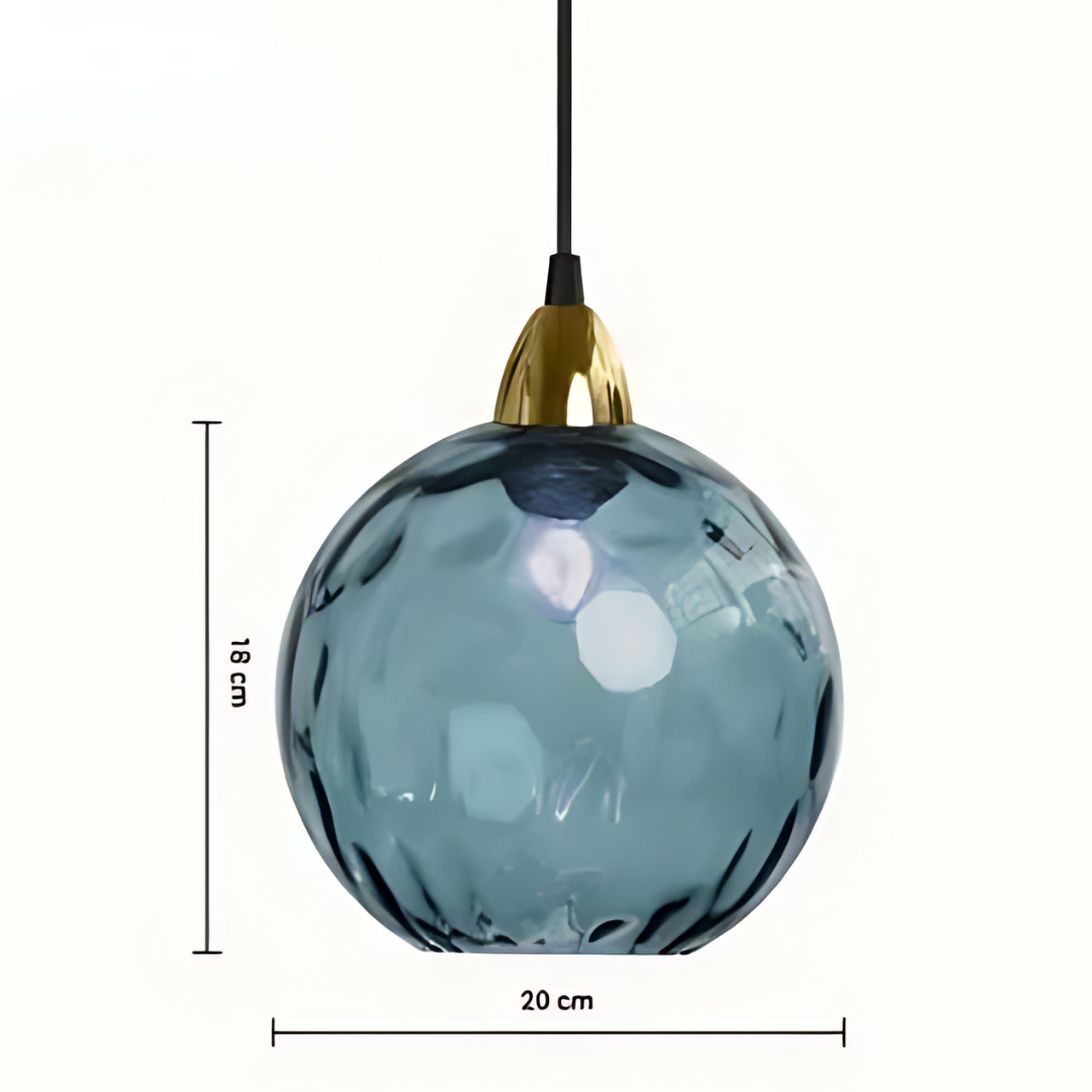 Glass Globe Pendant Lamp - Luxe Ceiling Light