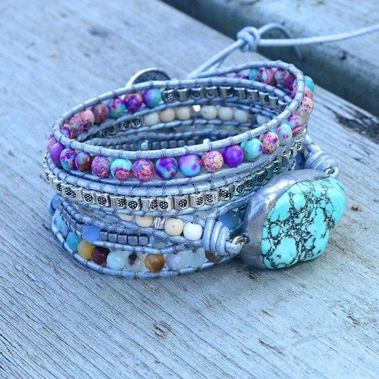 Selina - Turquoise Wrap Bracelet for Women