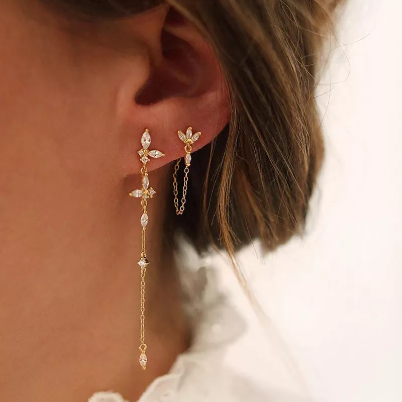 Elodie Drop Earrings - Timeless Cubic Zirconia Drops