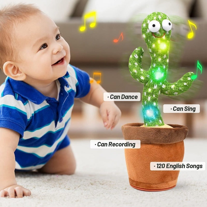 Dancing Cactus Toy - Singing & Talking Plush