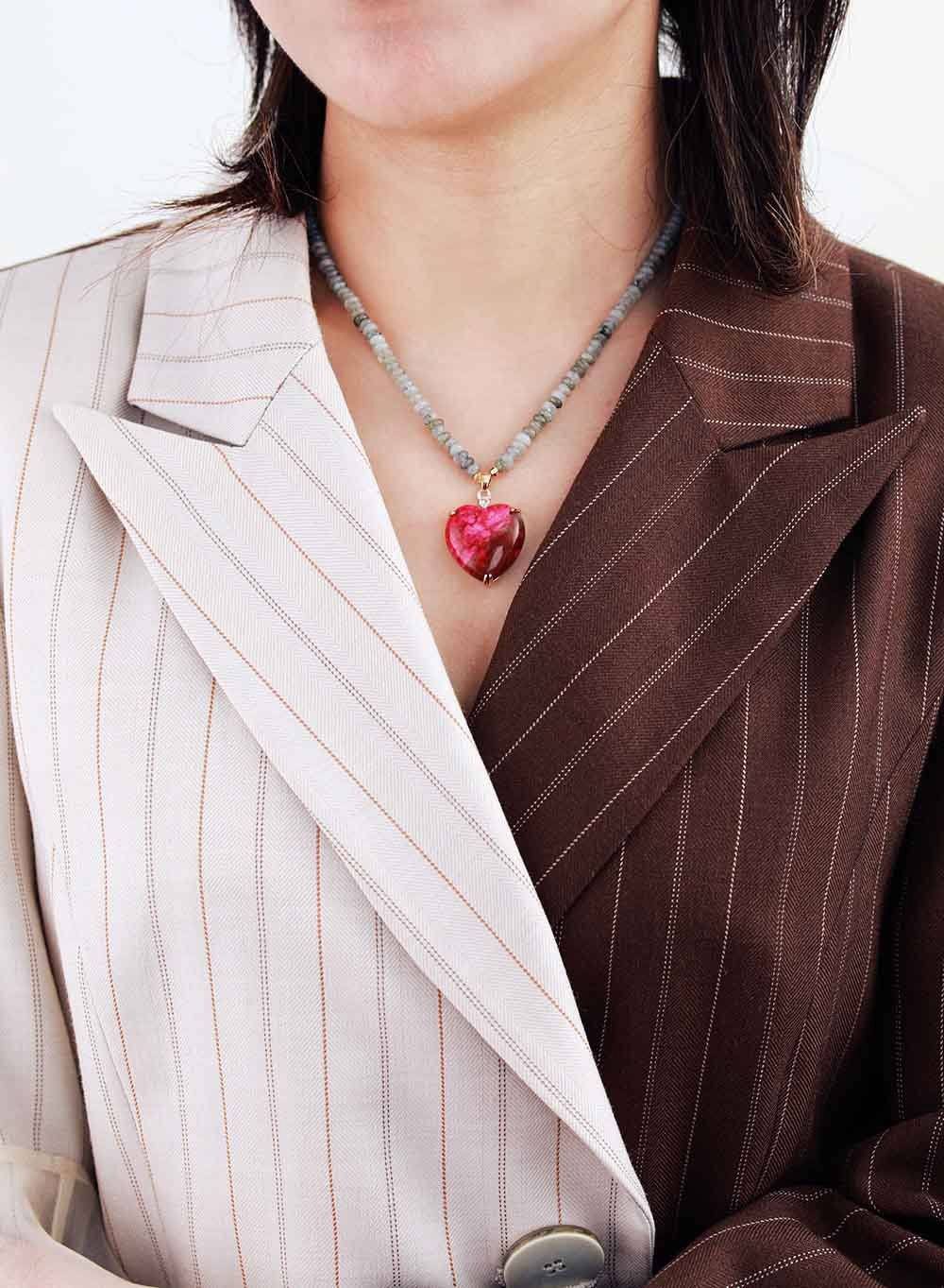 Nova - Heart Bead Necklace