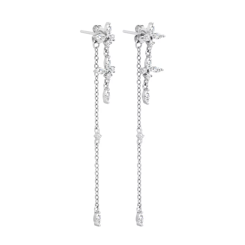 Elodie Drop Earrings - Timeless Cubic Zirconia Drops