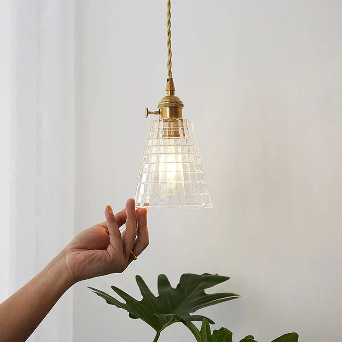 OpulentGlow Pendant - Elegant Glass Pendant Light