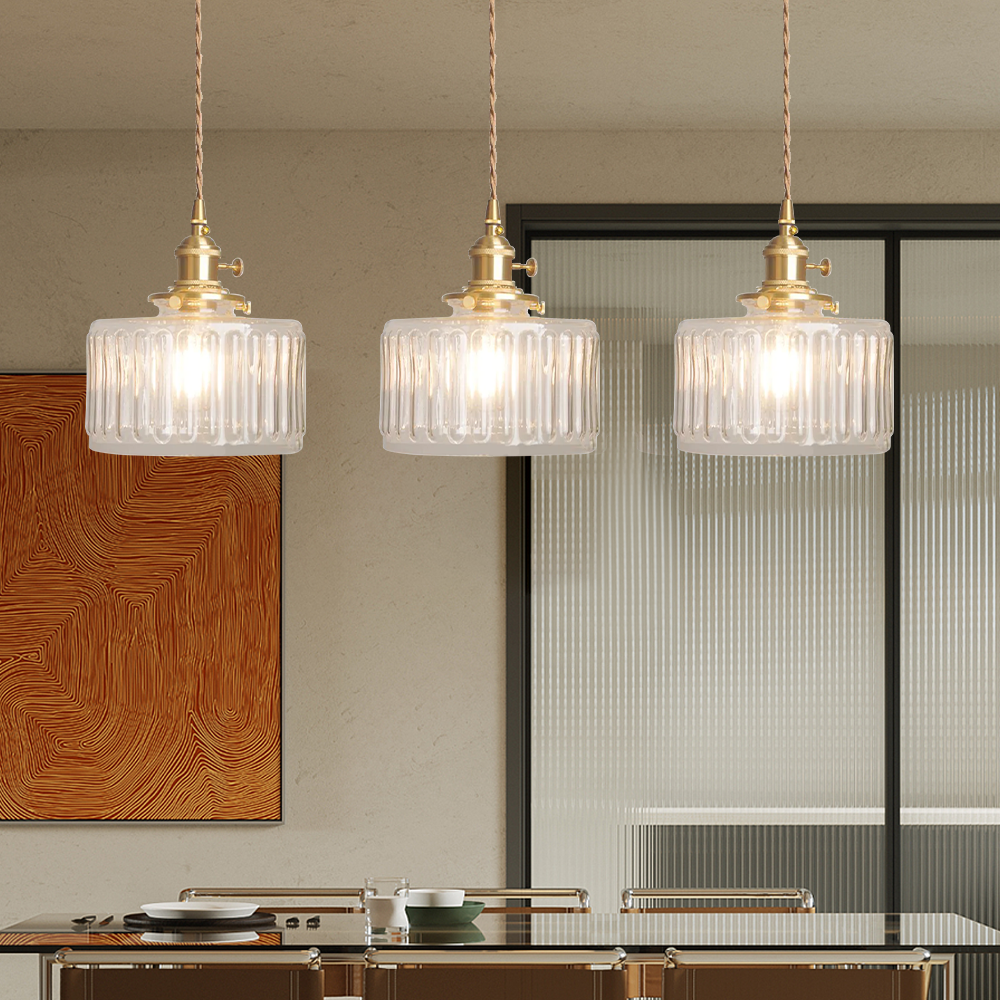 CrystalGlare Crystal Pendant Light - Vintage Glass