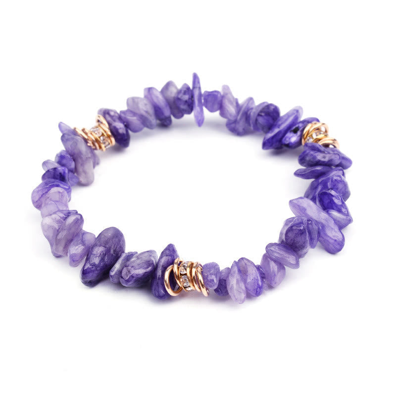 Natural Stone - Crystal Bead Bracelet