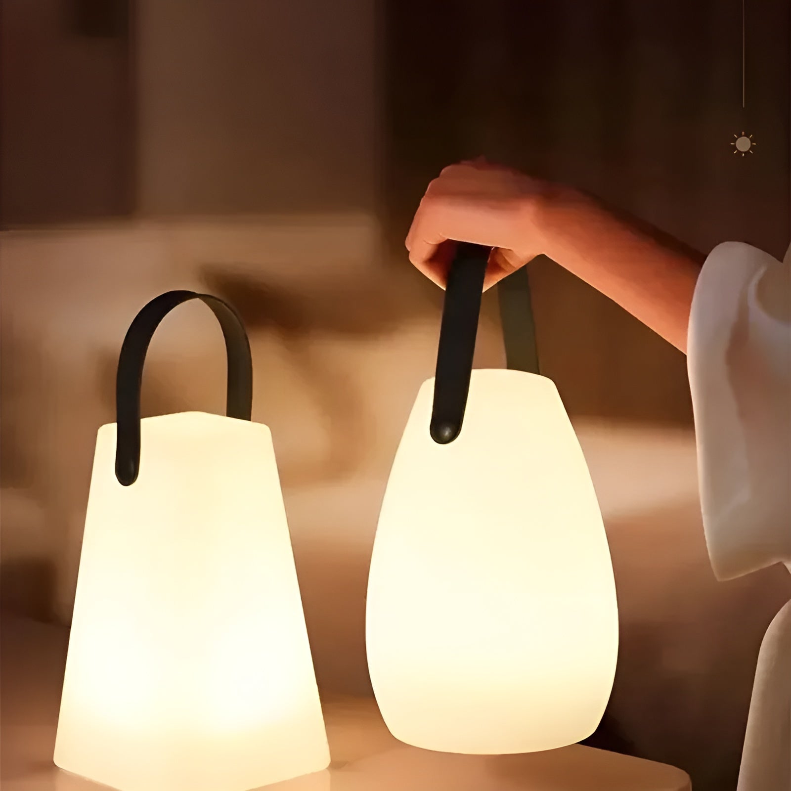 LuminaGlow Portable LED Lamp - Waterproof RGB Outdoor Light
