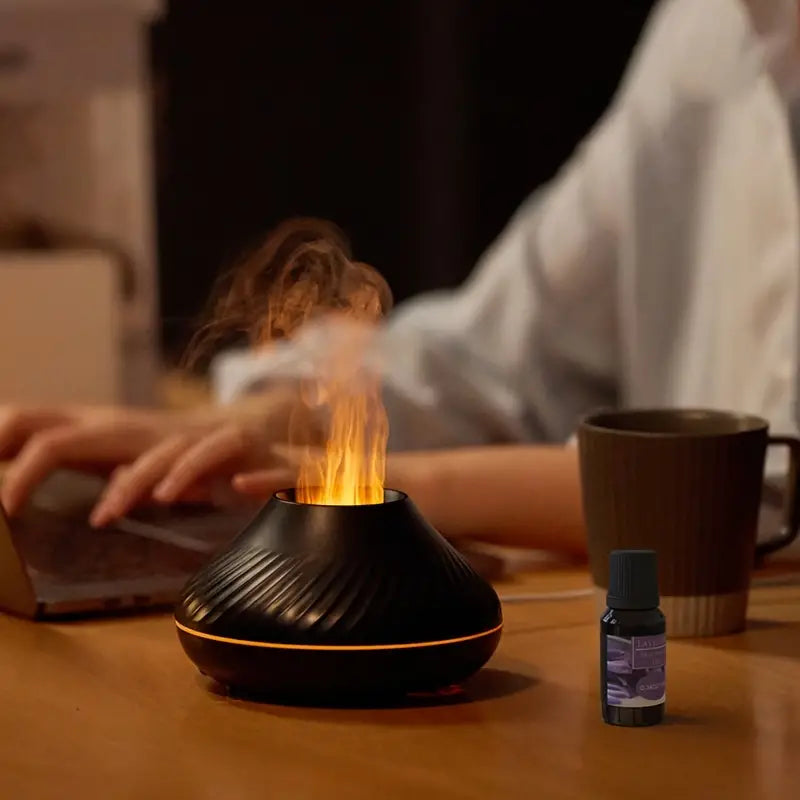 LumoMist Luxury Flame Aroma Diffuser