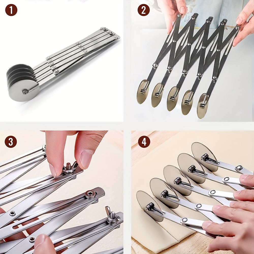 Slizer – 5-Wheel Pastry & Dough Cutter