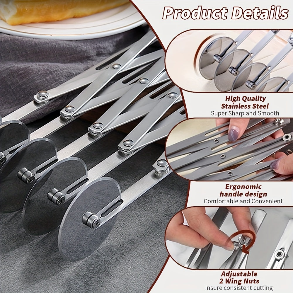 Slizer – 5-Wheel Pastry & Dough Cutter