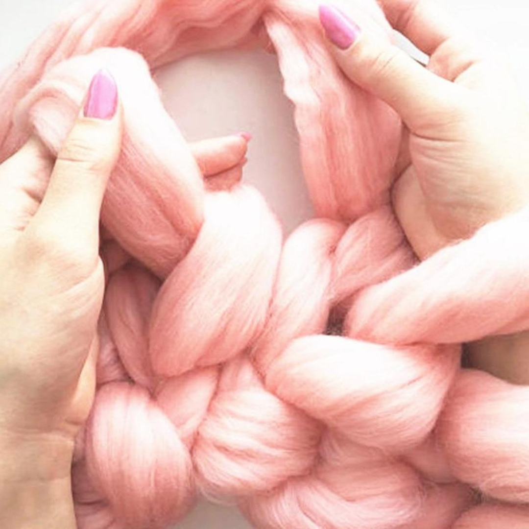 WinterVibe DIY Blanket - Cozy Chunky Knit Kit for Winter