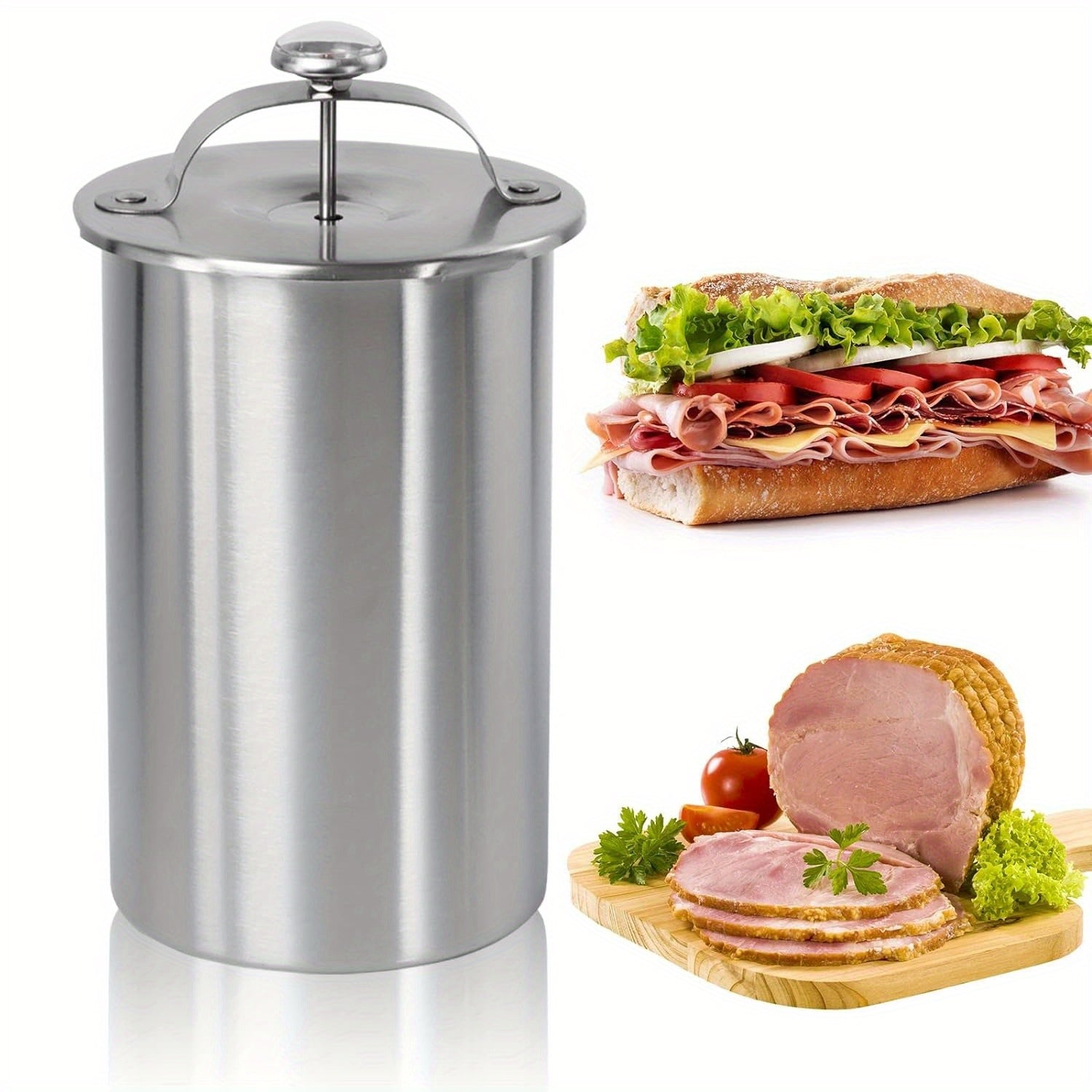 DeliCraft - Stainless Steel Ham Maker