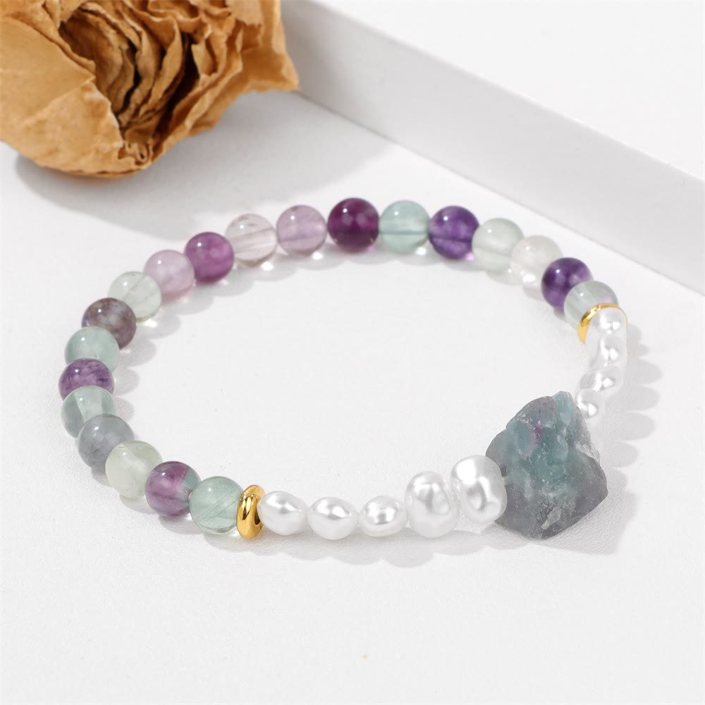 Eline - Natural Crystal Bead Bracelet for Women