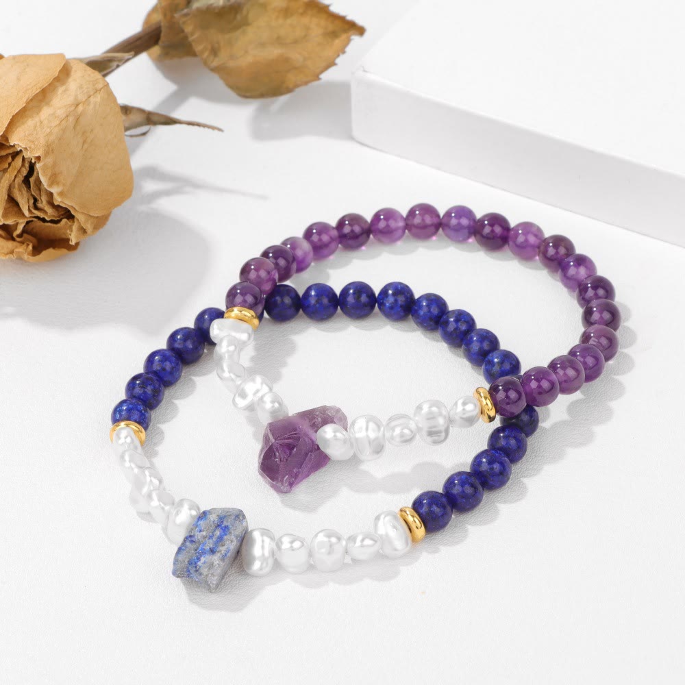 Eline - Natural Crystal Bead Bracelet for Women