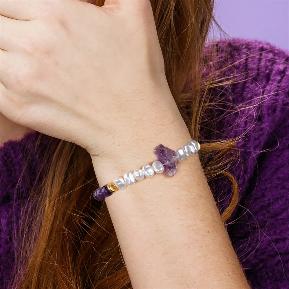 Eline - Natural Crystal Bead Bracelet for Women