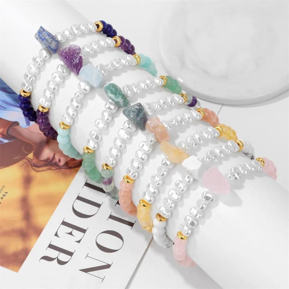 Eline - Natural Crystal Bead Bracelet for Women