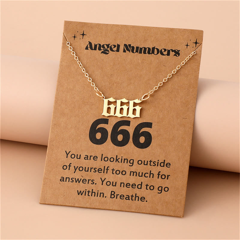 Celestia - Stainless Steel Angel Numbers Necklace for Women