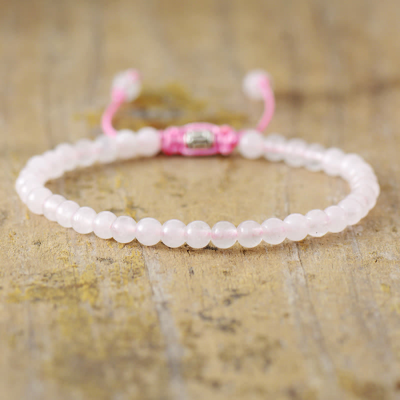 Aisha - Adjustable Braided Gemstone Bracelet for Women
