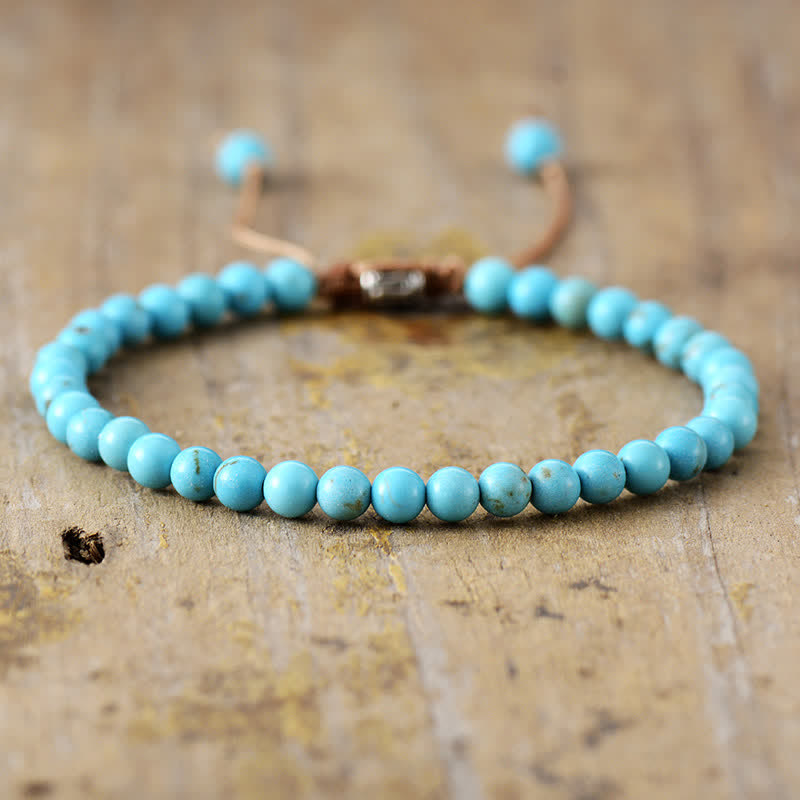 Aisha - Adjustable Braided Gemstone Bracelet for Women
