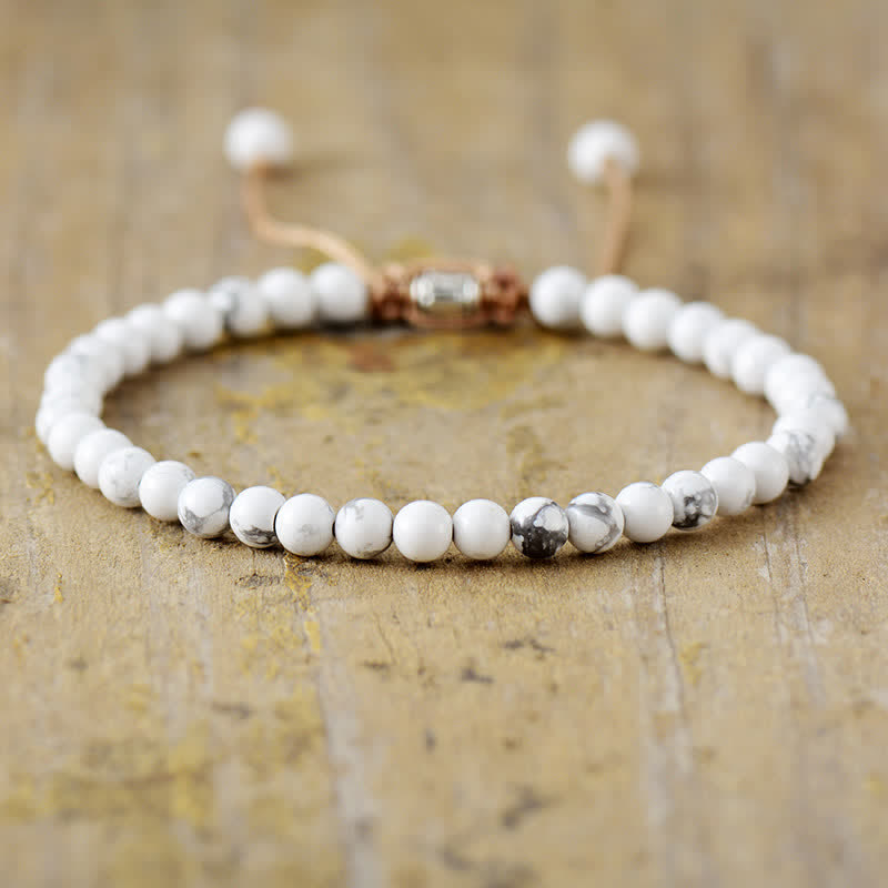 Aisha - Adjustable Braided Gemstone Bracelet for Women